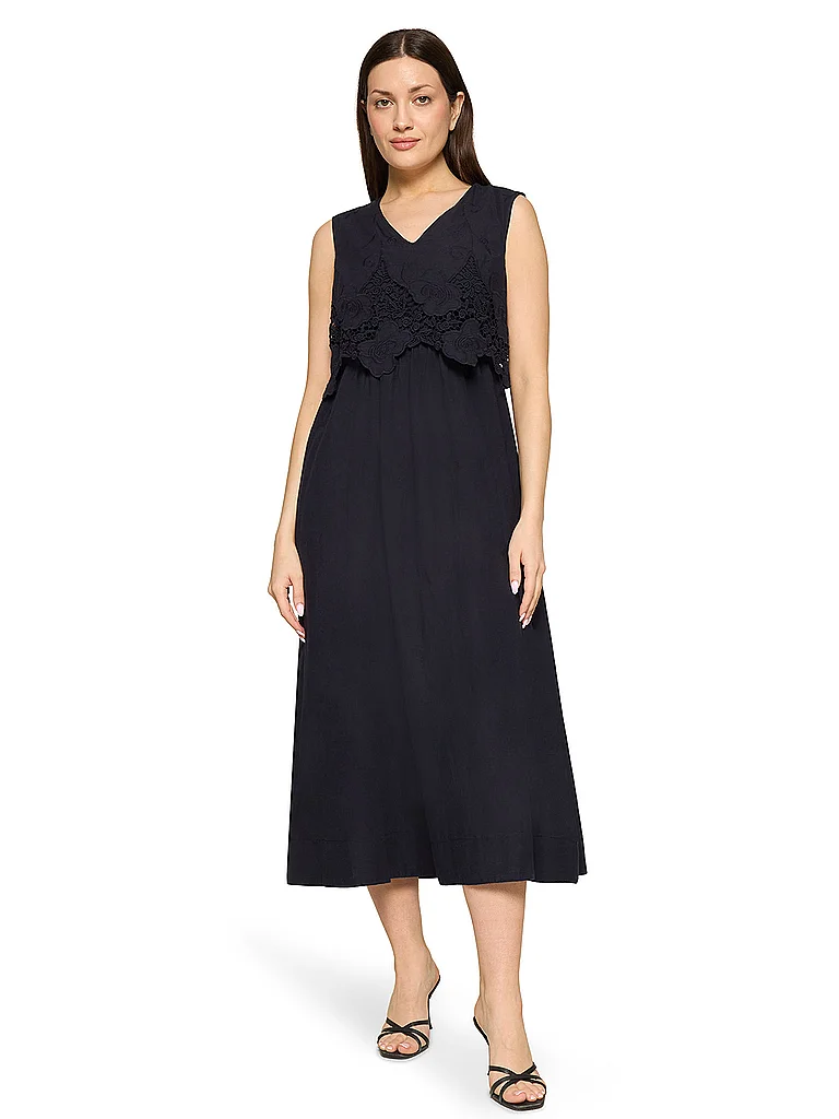 BETTY BARCLAY Midikleid bleu marine | 48